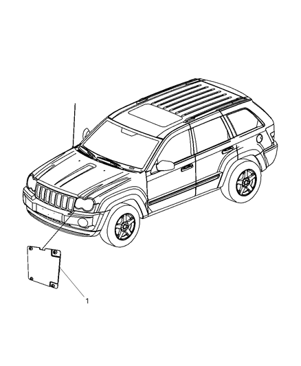 2009 Jeep Grand Cherokee Modules Lighting Diagram