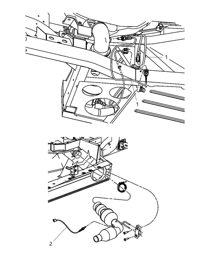 2010 Dodge Viper Oxygen Sensors Diagram