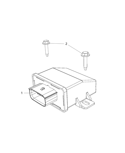 2018 Jeep Wrangler Module-HEADLAMP LEVELING Diagram for 68295920AA