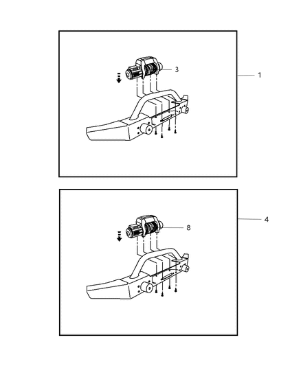 2016 Jeep Wrangler Control-WINCH Diagram for 68025362AB