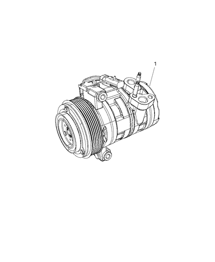 2008 Jeep Wrangler A/C Compressor Diagram