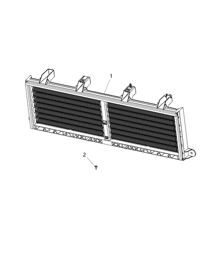 2019 Ram 3500 Pickup Active Aerodynamics Diagram