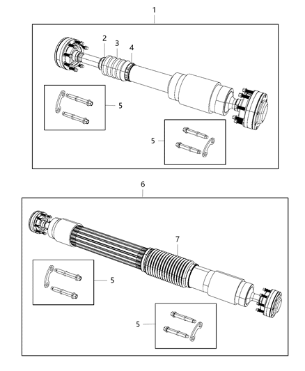 2021 Jeep Wrangler Shaft-Drive Diagram for 68272544AD