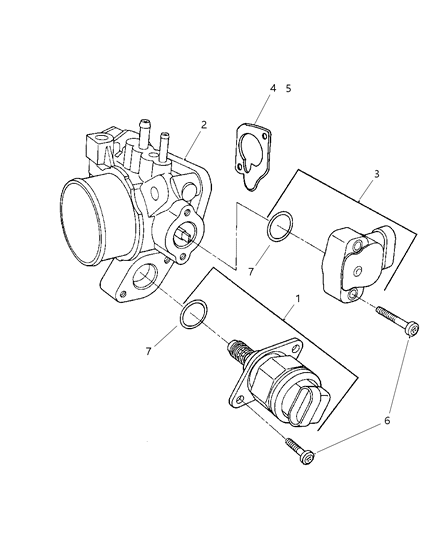 2001 Dodge Grand Caravan Throttle Body Diagram 2