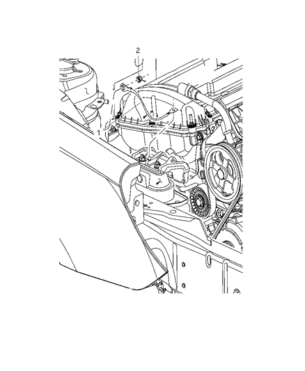 2011 Chrysler 200 Ground Straps Diagram 1