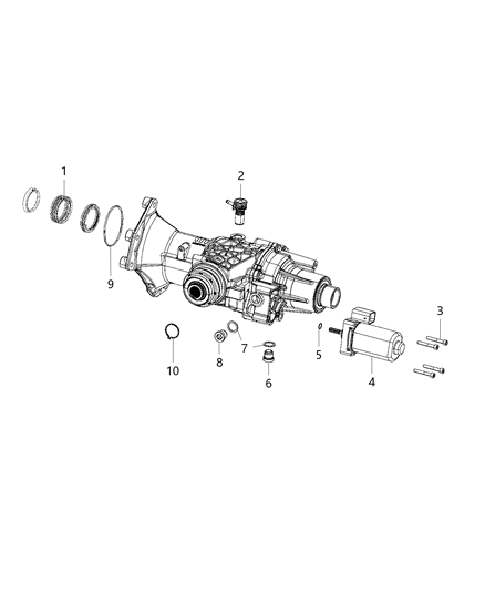 2019 Jeep Compass Ptu, Serviceable Parts Diagram 1