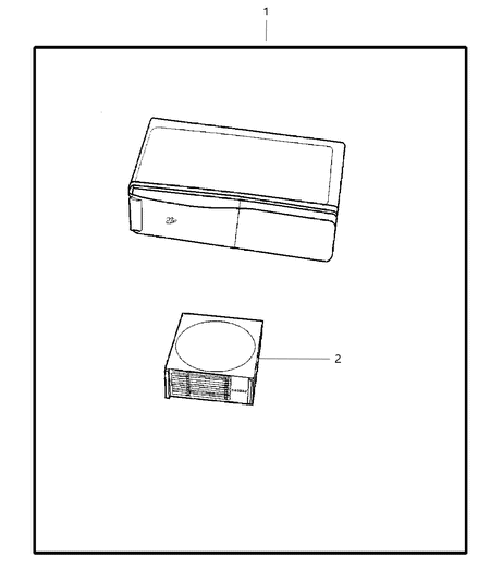 2002 Dodge Ram 2500 Quad & Club Cab Player Kit Diagram