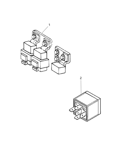 1997 Chrysler Concorde Relays Diagram