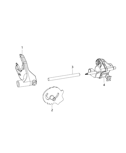 2021 Jeep Wrangler Fork & Rail Diagram 3