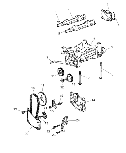 2005 Jeep Liberty Balance Shafts Diagram