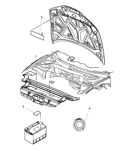 2020 Chrysler 300 Engine Compartment Diagram