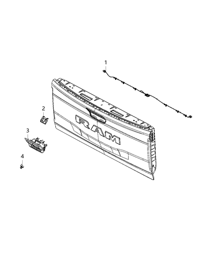 2021 Ram 1500 Jumper Diagram for 68488446AA