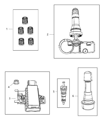 2011 Ram 2500 Tire Monitoring System Diagram