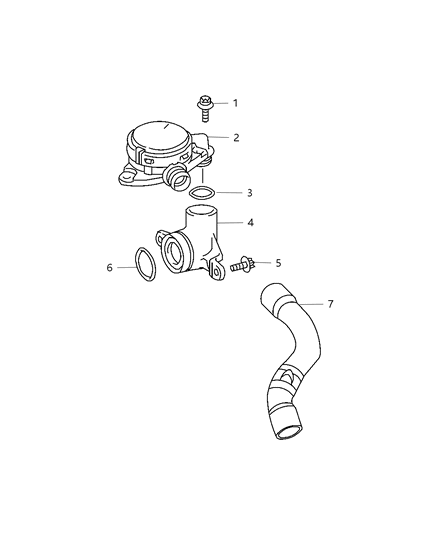 2009 Dodge Sprinter 3500 Hose Diagram for 68014024AA