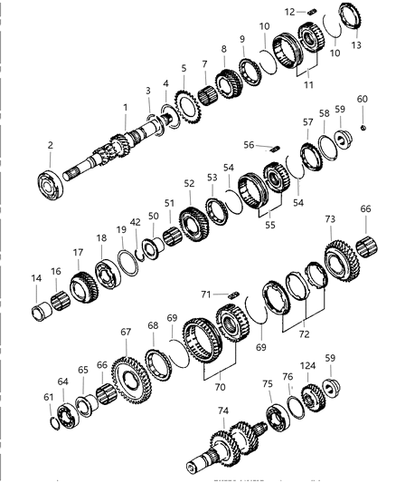 1997 Dodge Avenger Gear Train Diagram 1