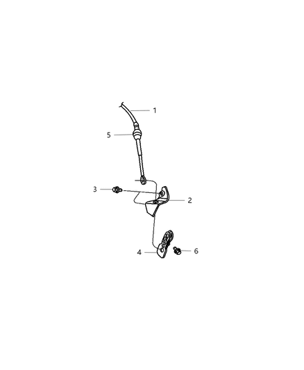 2004 Dodge Durango Gearshift Controls Diagram 2