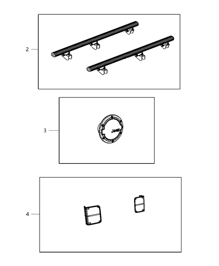 2013 Jeep Wrangler Black Appearance Package Diagram 2