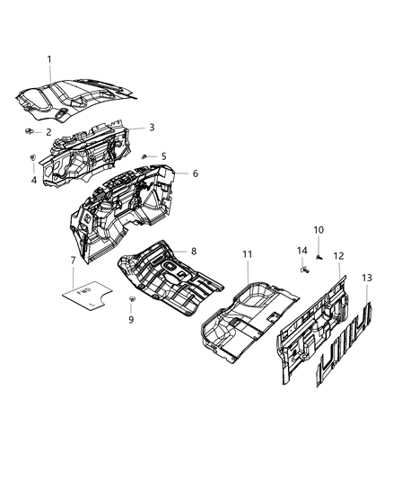 2017 Ram 1500 Silencers Diagram