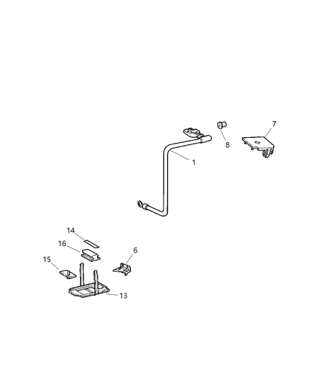 2008 Chrysler Crossfire Battery-None Diagram for 5159194AA