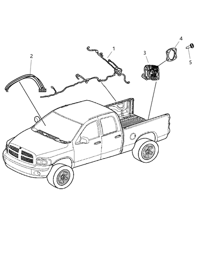 2009 Dodge Ram 3500 Wiring-Chassis Diagram for 68050456AA