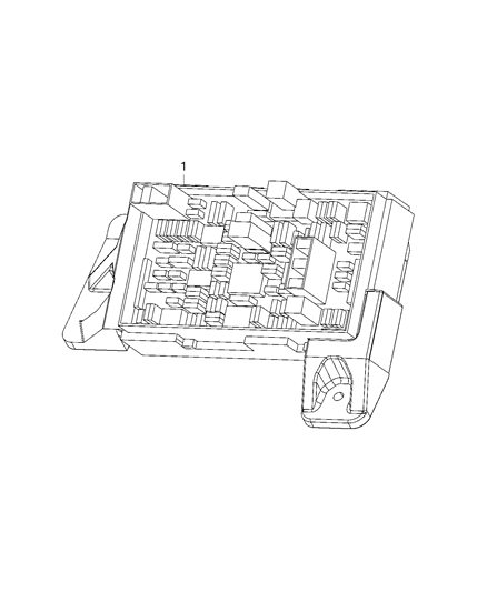 2021 Ram 1500 Center, Power Distribution Diagram 5