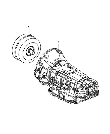2004 Jeep Liberty Trans-Automatic Diagram for 5101884AB