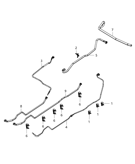 2012 Ram 1500 Fuel Lines Chassis Diagram