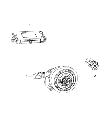 2015 Dodge Challenger Modules, Instrument Panel Diagram