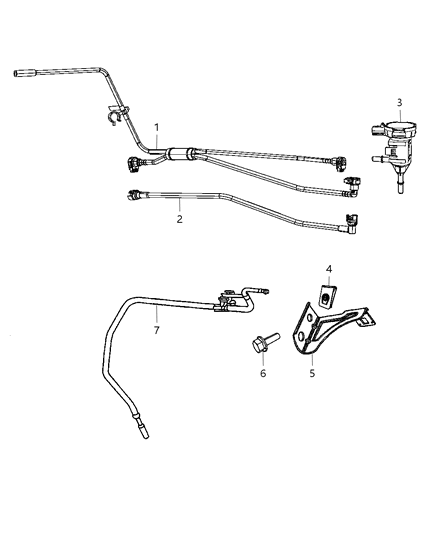 2011 Ram 1500 Emission Control Vacuum Harness Diagram