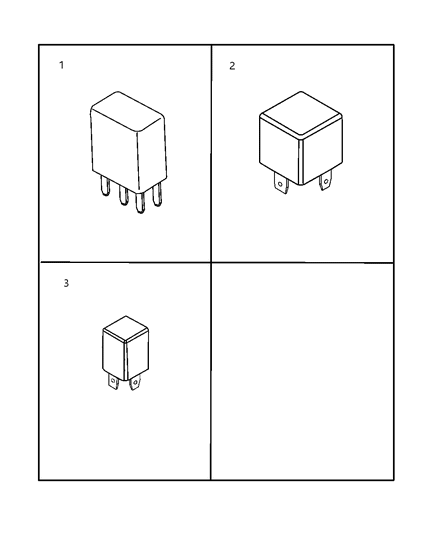 2000 Dodge Neon Relays, Fuses Diagram