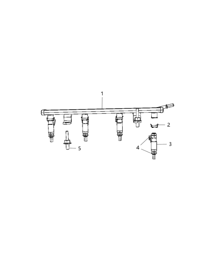 2011 Chrysler 200 Fuel Rail Diagram 1