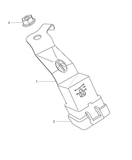 2012 Jeep Grand Cherokee Relay And Bracket Diagram for 68086357AA