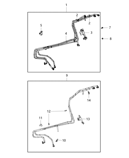 2018 Jeep Wrangler Fuel Lines Diagram 1