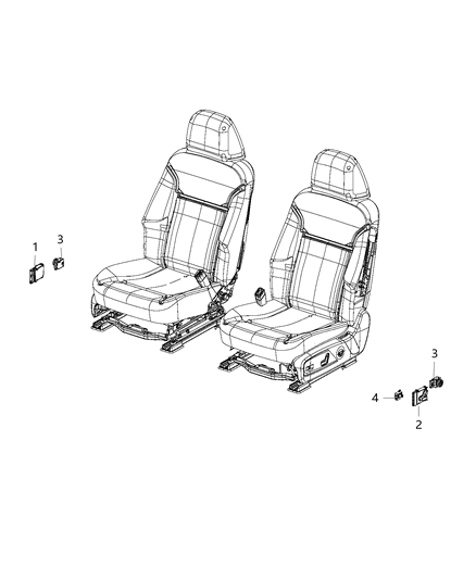 2015 Dodge Charger Switches Seat Diagram