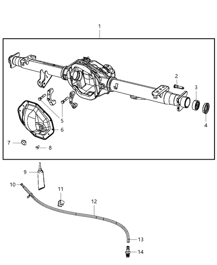 2008 Dodge Ram 1500 Housing & Vent Diagram