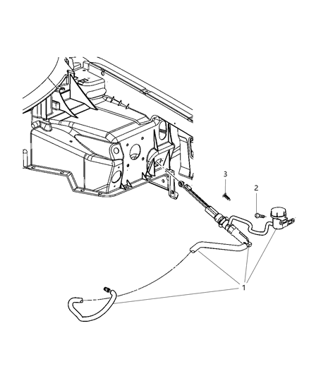 2006 Dodge Viper Actuator Hydraulic Clutch Diagram for 4642666AD