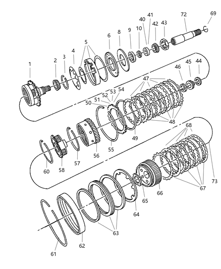 2006 Dodge Durango Gear Train Diagram 1