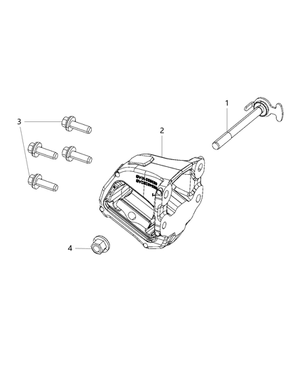 2019 Ram 3500 Engine Mounting Right Side Diagram 2