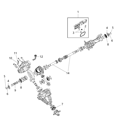 2019 Ram 1500 SLINGER-Oil Diagram for 68146593AA