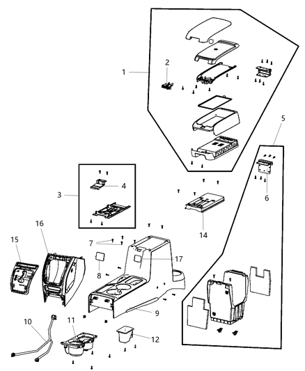 2009 Jeep Patriot Bezel-Gear Shift Indicator Diagram for 1HN001Z0AB