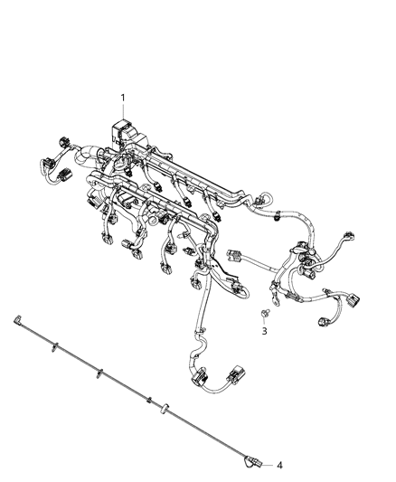 2017 Chrysler 200 Wiring-Engine Diagram for 68302891AA