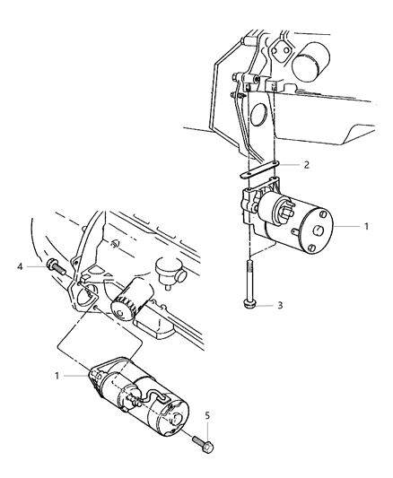 2000 Jeep Cherokee Starter Motor Reman Diagram for R6041012AC