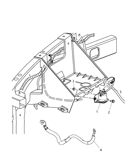 2010 Dodge Ram 3500 Relay - Air Intake Heater Diagram