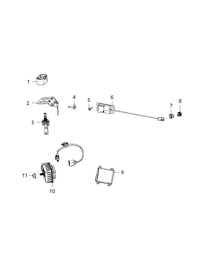 2019 Jeep Wrangler Siren, Alarm System Diagram