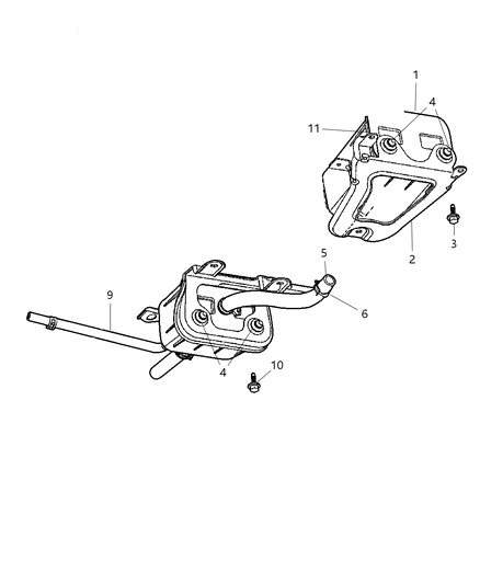 2006 Dodge Grand Caravan Vapor Canister Diagram