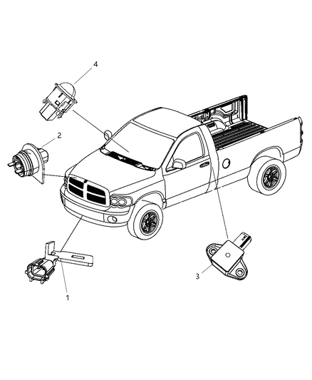 2011 Ram 3500 Sensors Body Diagram