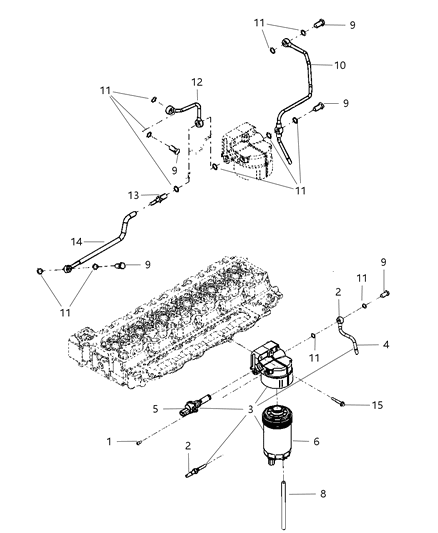 2008 Dodge Ram 3500 Pickup Fuel Filter Diagram 3