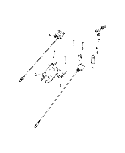 2019 Ram 1500 Wiring-Jumper Diagram for 68242243AA