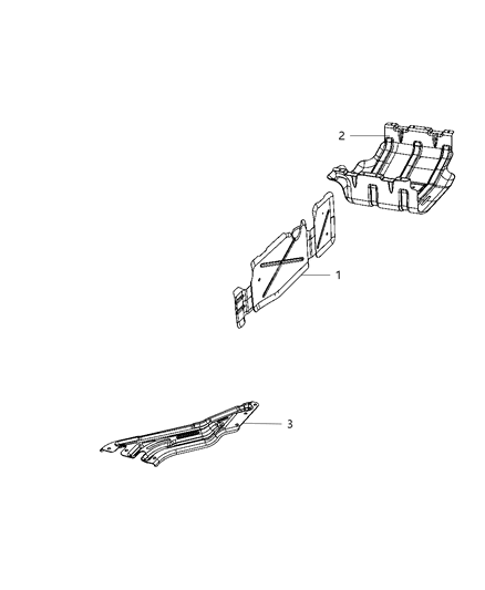 2010 Dodge Ram 5500 Under Body Protection Diagram