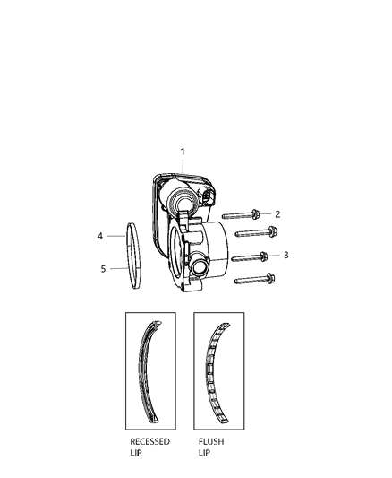 2009 Dodge Grand Caravan Throttle Body & Related Diagram